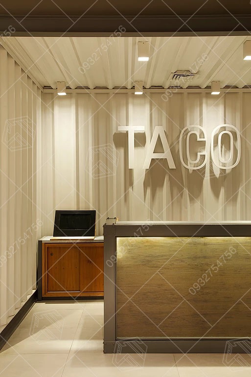 thiết kế thi công shop thời trang taco