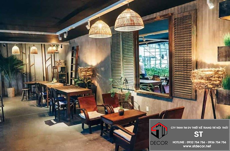 thiết kế quán cafe 150m2