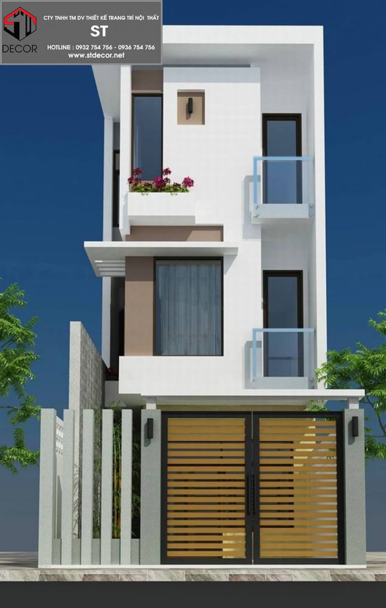 Những mẫu nhà đẹp 3 tầng 5x20m tại Đà Nẵng được yêu thích năm 2021