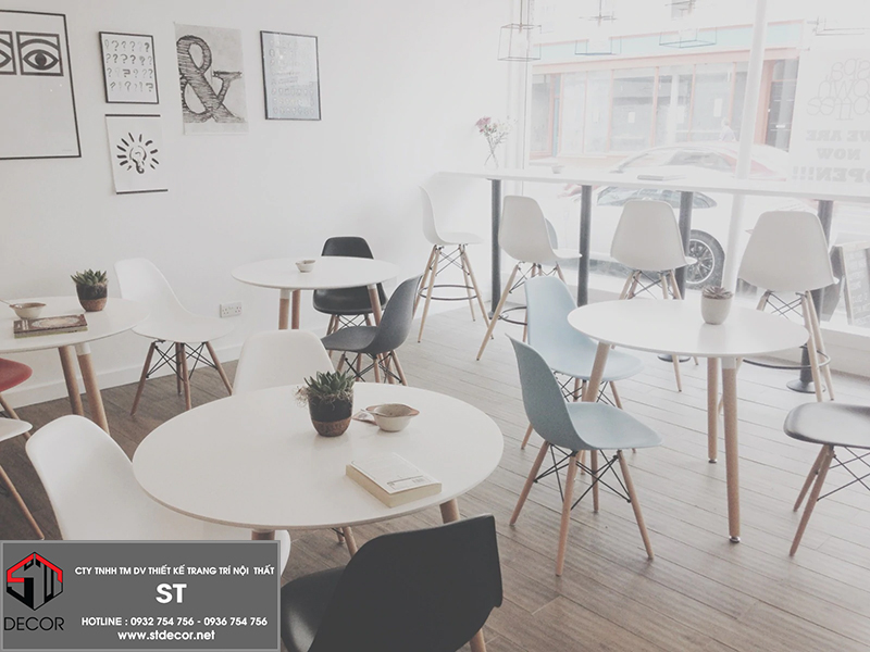 thiết kế quán cafe không gian hẹp