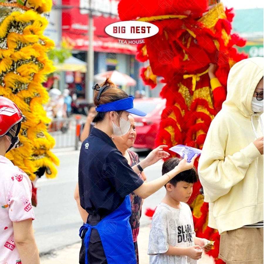 Thi công nội thất quán trà sữa Anh Linh