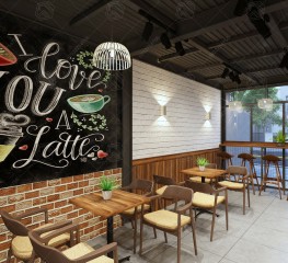 THIẾT KẾ QUÁN CAFFE JOJO BÌNH DƯƠNG