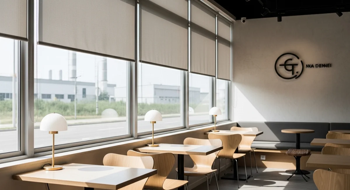 Mái che di động hiệu quả cho quán trà sữa gần KCN Đồng Nai, chống nắng tối ưu