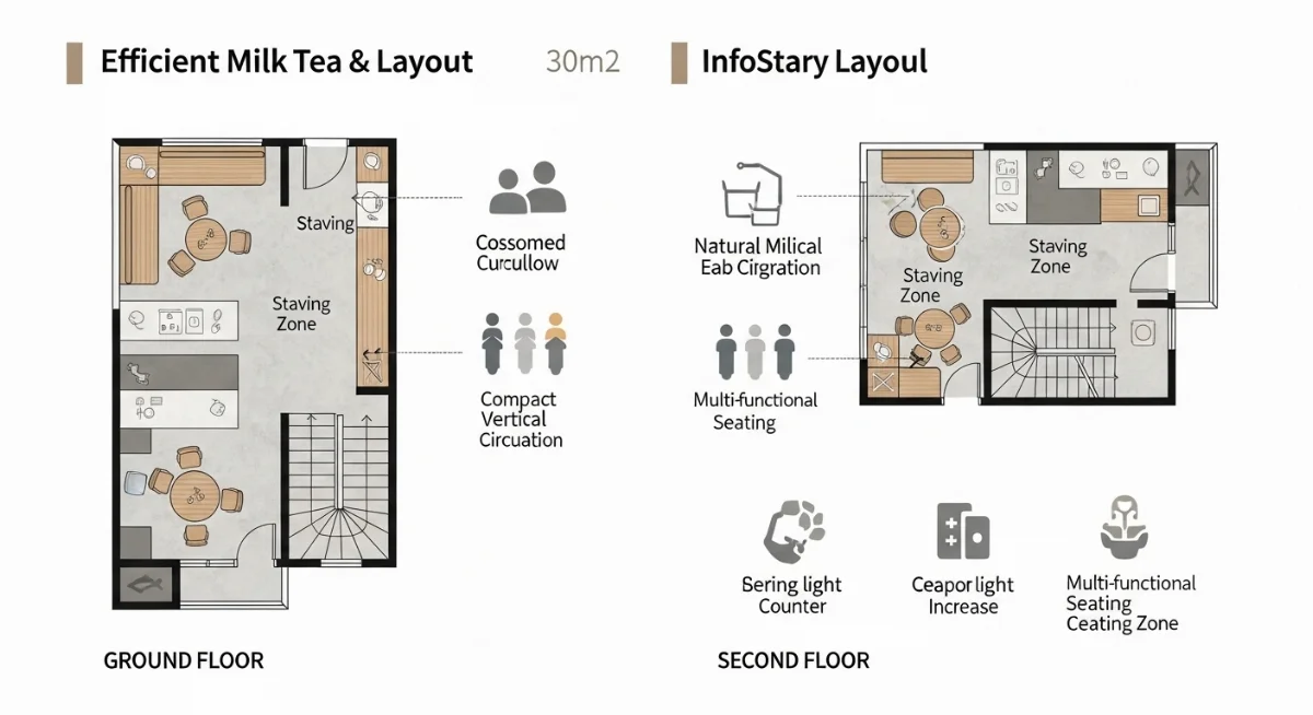 Kinh nghiệm setup quán cafe 2 tầng 30m2 tối ưu vận hành và doanh số