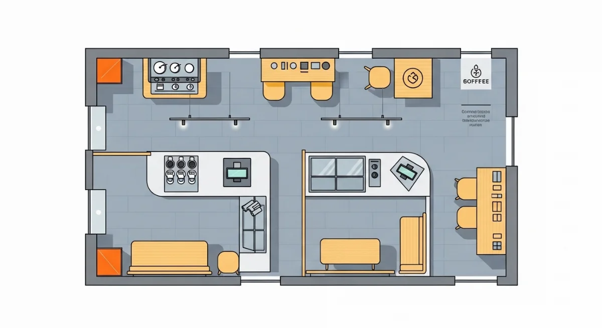 Bố trí nội thất đa năng cho quán cafe diện tích nhỏ 20m2