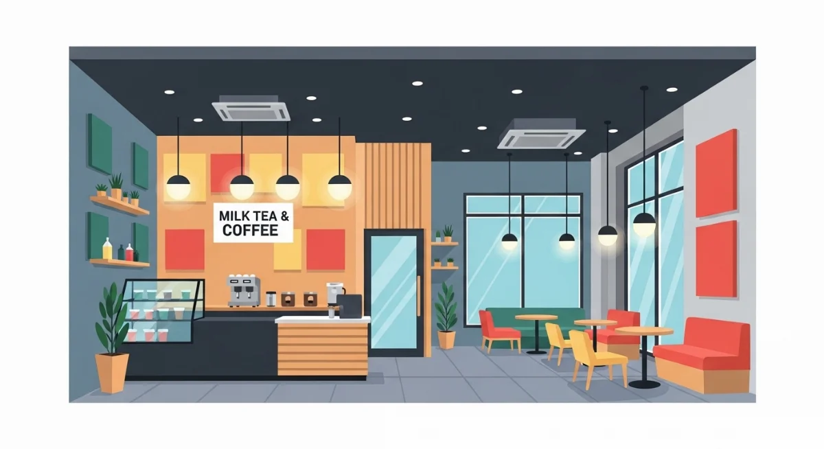 Giải pháp cách âm tường và trần cho quán cafe yên tĩnh Đồng Nai