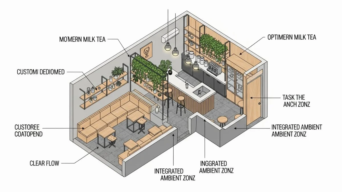 Tối ưu không gian quán cafe trong hẻm TP.HCM với thiết kế thông minh