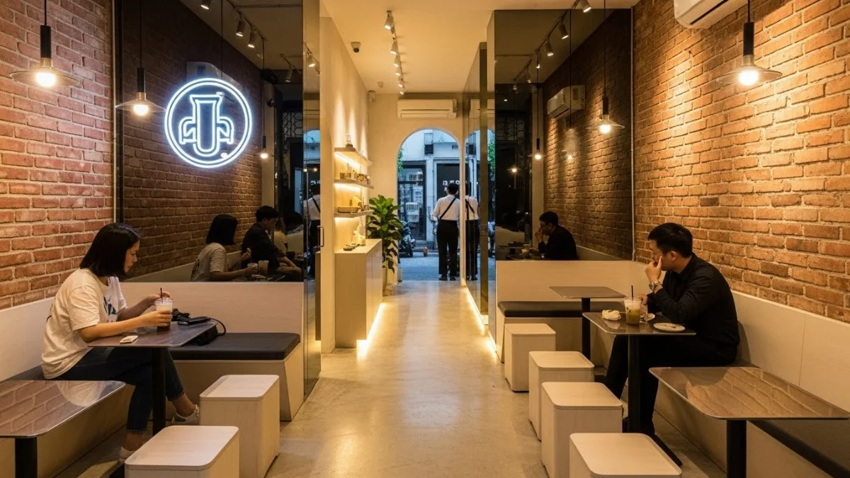 Thiết kế quán cafe TP.HCM độc đáo trong hẻm Sài Gòn