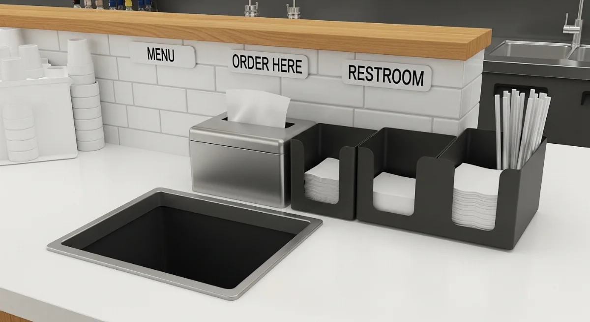 Phong cách decor quán trà sữa mini hiện đại và thu hút khách hàng