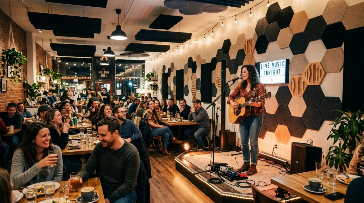 cách âm quán cafe acoustic - hình minh họa 3