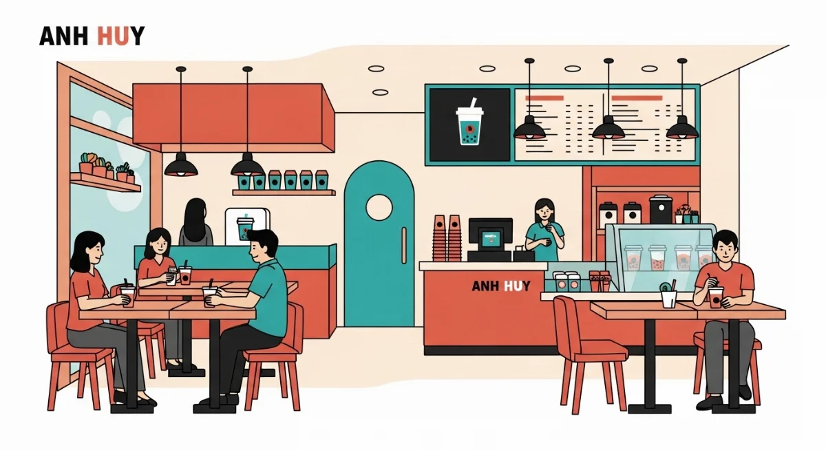 Thách thức vận hành và quản lý quán trà sữa tại Nhơn Trạch trước khi ứng dụng AI