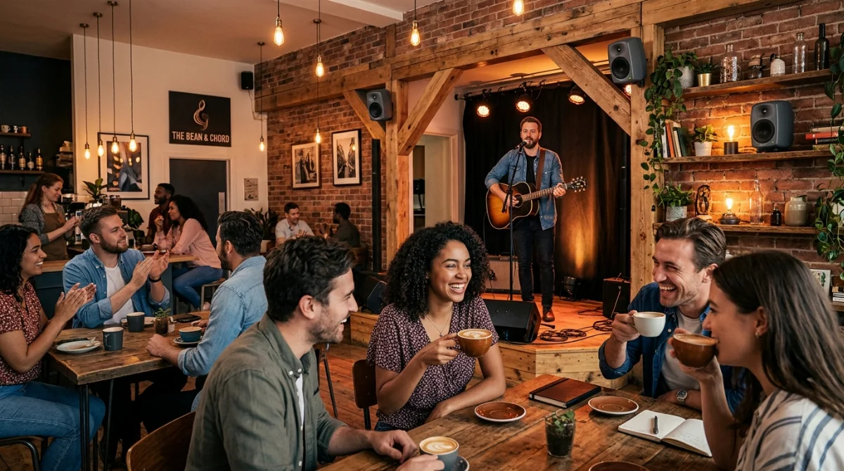công suất loa quán cafe acoustic - hình minh họa 3