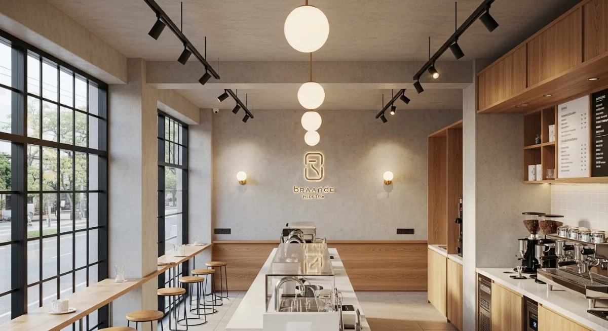 Bản vẽ mặt bằng kỹ thuật thiết kế quán cà phê đạt chuẩn PCCC an toàn