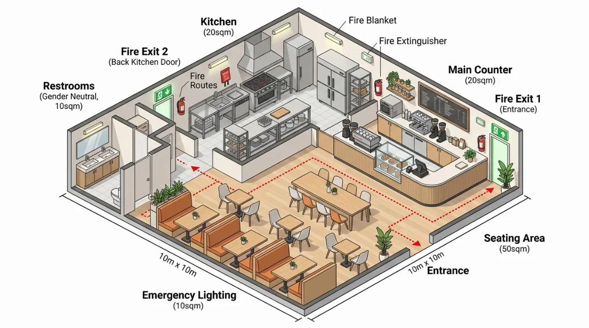 dự toán setup quán cà phê 100m2 - hình minh họa 2