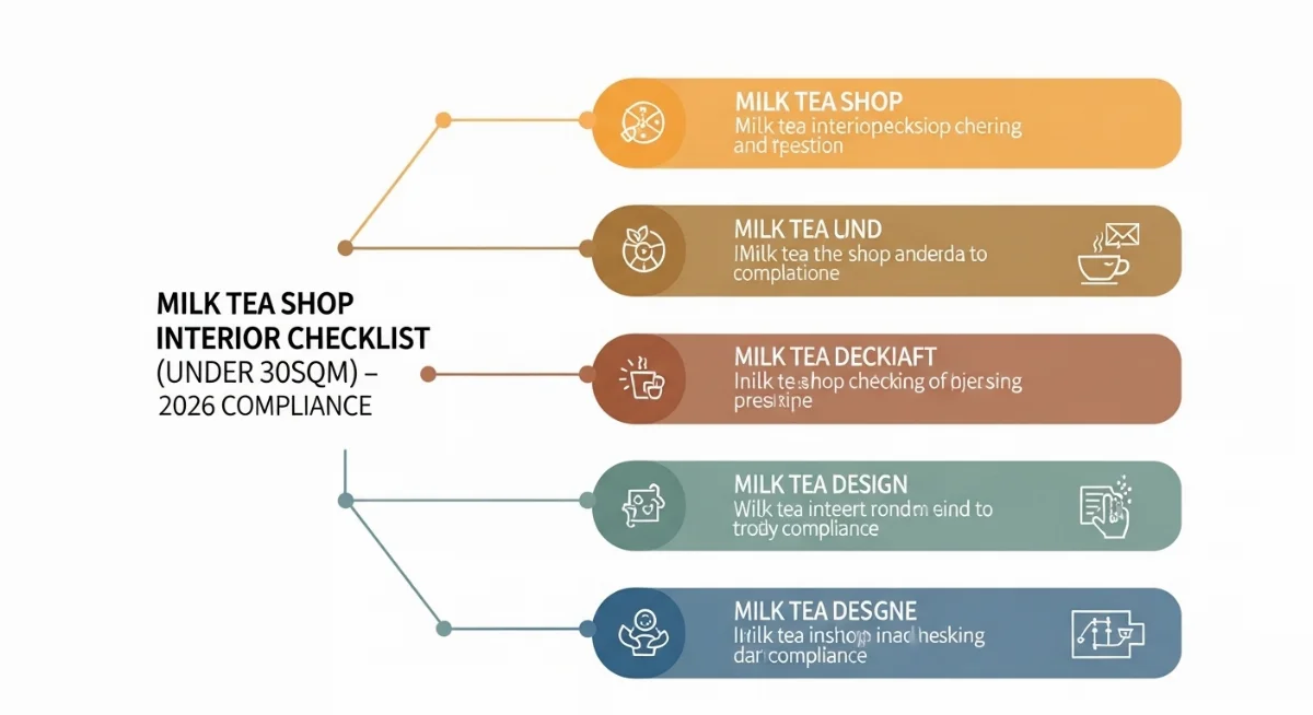 Chủ quán trà sữa đang kiểm tra hệ thống dây điện và ổ cắm an toàn PCCC