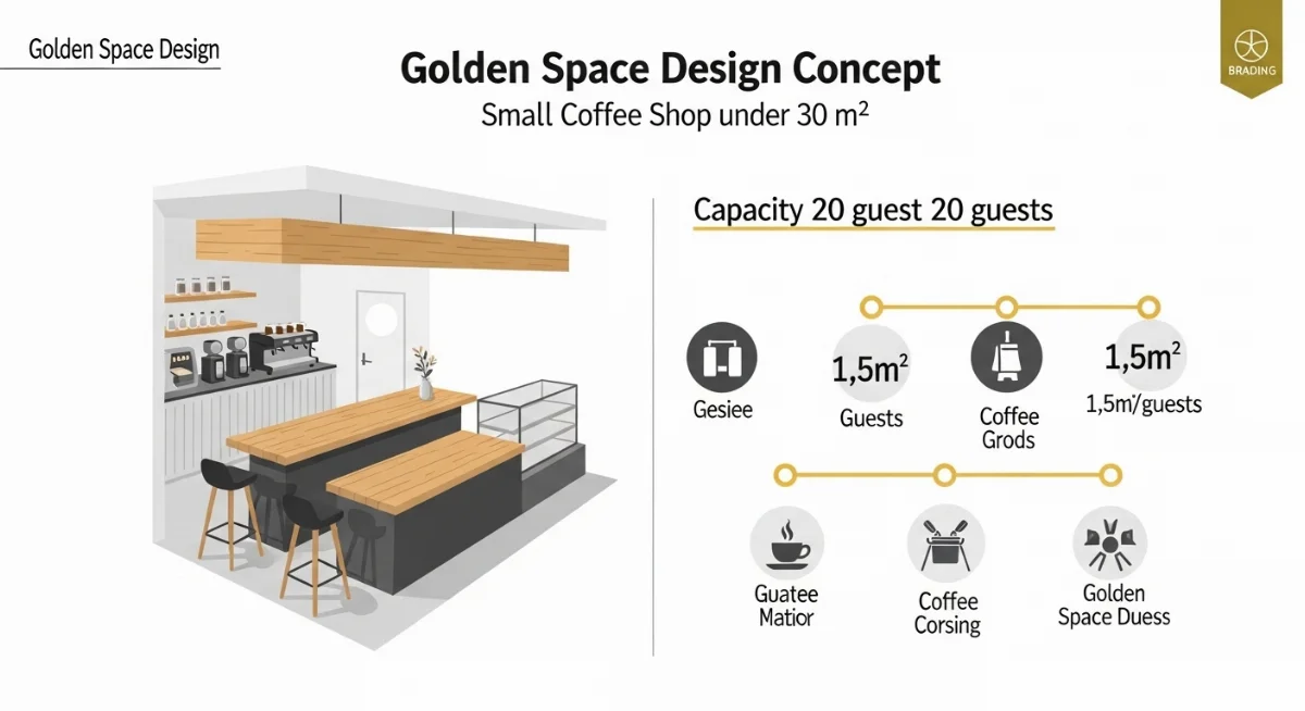 Mẹo thiết kế quán cafe diện tích hẹp với ánh sáng và màu sắc hợp lý