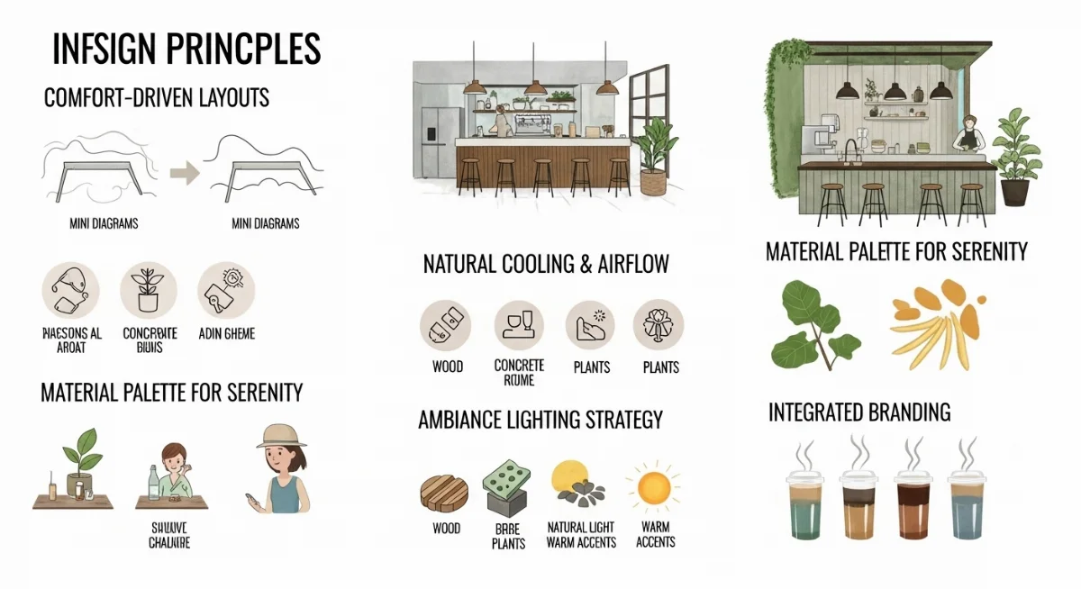 Không gian cafe sân vườn đẹp giúp khách thư giãn và tăng thời gian ở lại