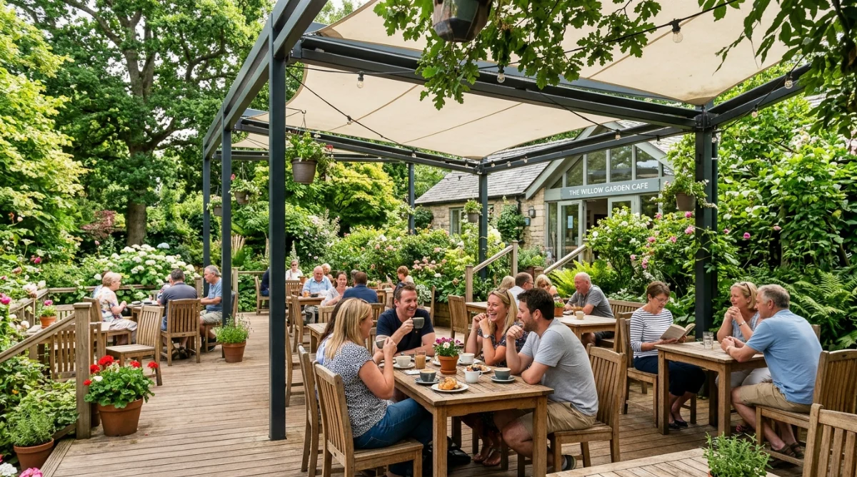 chi phí mái che sàn ngoài trời cafe sân vườn - hình minh họa 3
