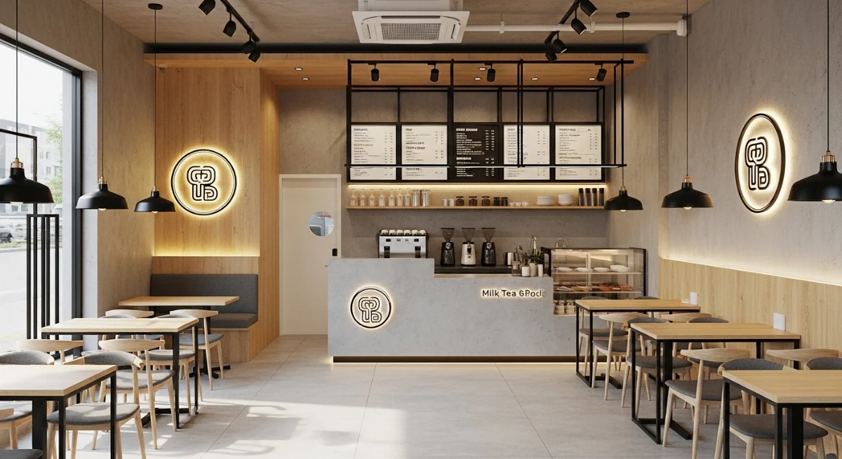 Hình ảnh quán cafe Anh Khánh Thủ Đức 25m2 sau khi hoàn thiện