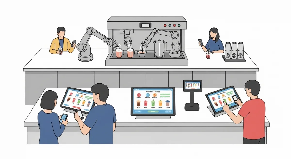 Tích hợp AI và IoT để tối ưu hóa quản lý quán trà sữa hiệu quả