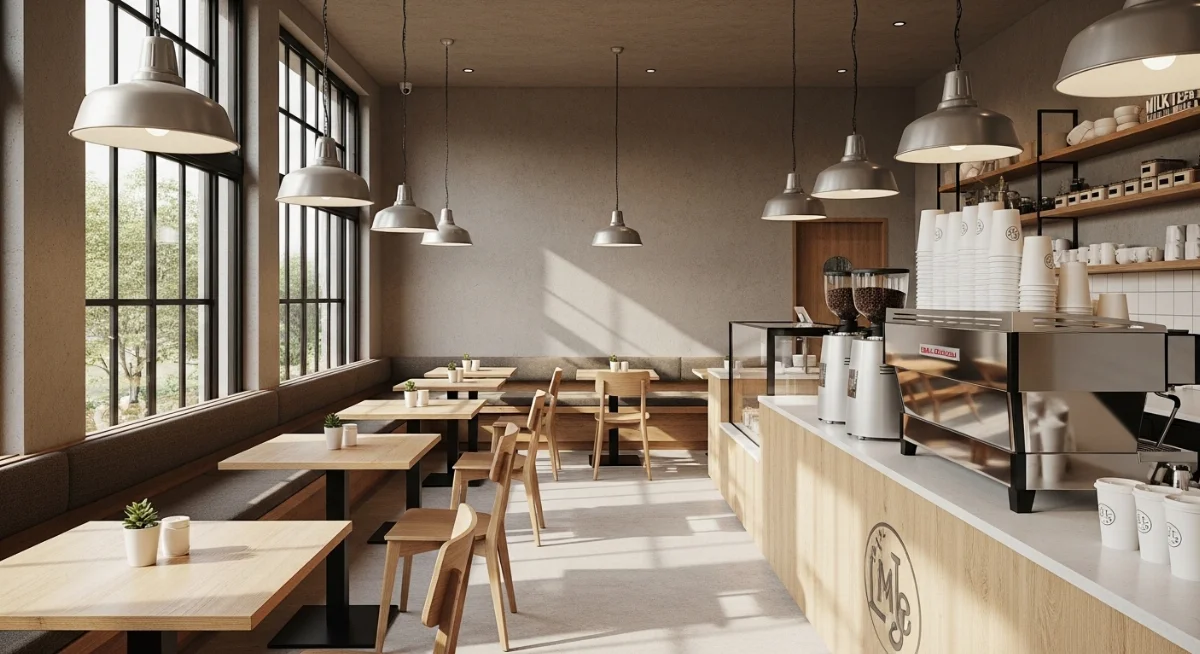 Một barista chuyên nghiệp pha chế cà phê tại quán của riêng mình