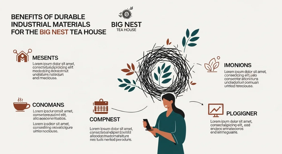 Tổng quan không gian Big Nest Tea House bền vững và phong cách