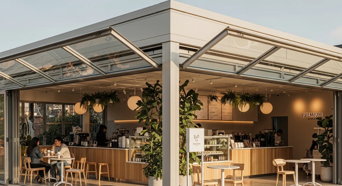 Mái che thông minh tự động bảo vệ không gian sống khỏi nắng mưa