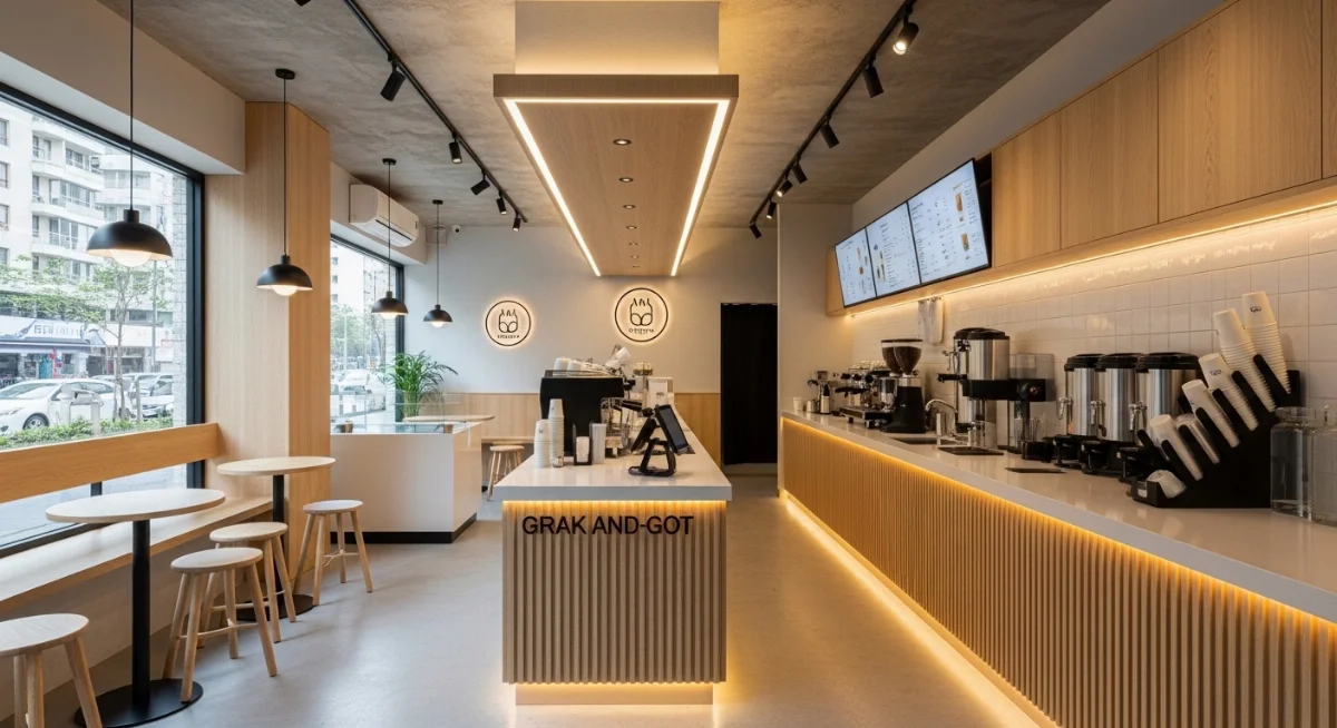 Anh Linh chia sẻ bí quyết thiết kế quán trà sữa vỉa hè Củ Chi hiệu quả