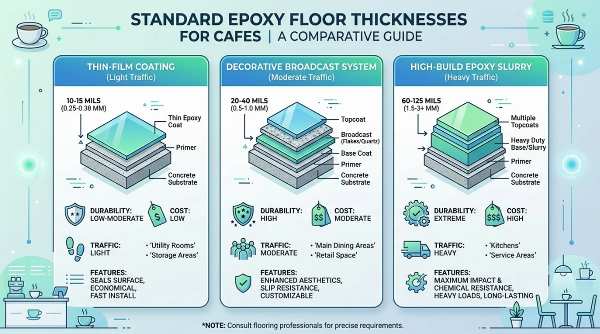 sàn epoxy quán cà phê - hình minh họa 4