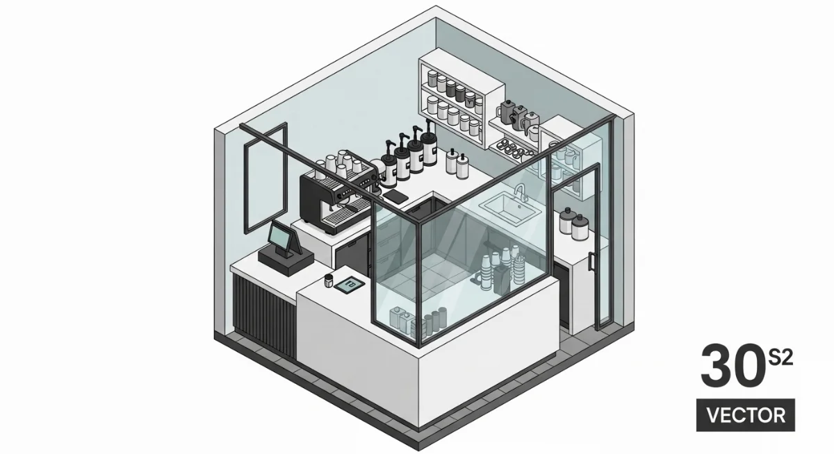 Chi phí thiết kế quán cafe nhỏ 30m2 tối ưu hiệu quả ngân sách