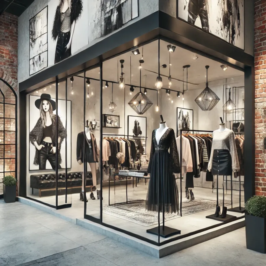 Mẫu thiết kế shop thời trang nữ
