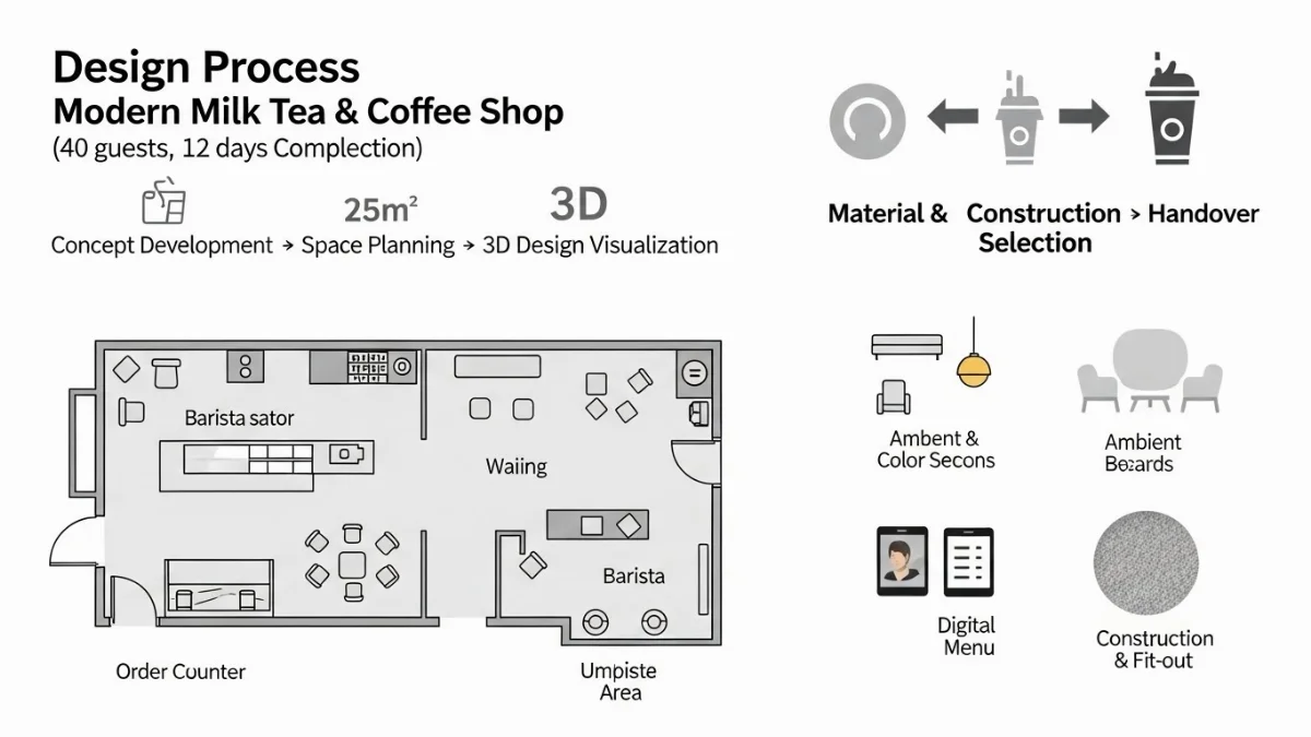 Menu quán cafe nhỏ đa dạng và chất lượng