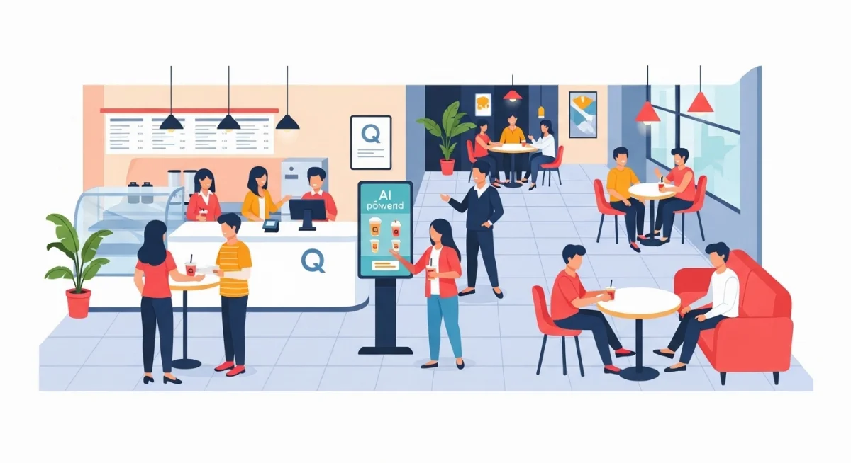 Biểu đồ minh họa tăng trưởng tương tác khách hàng nhờ AI