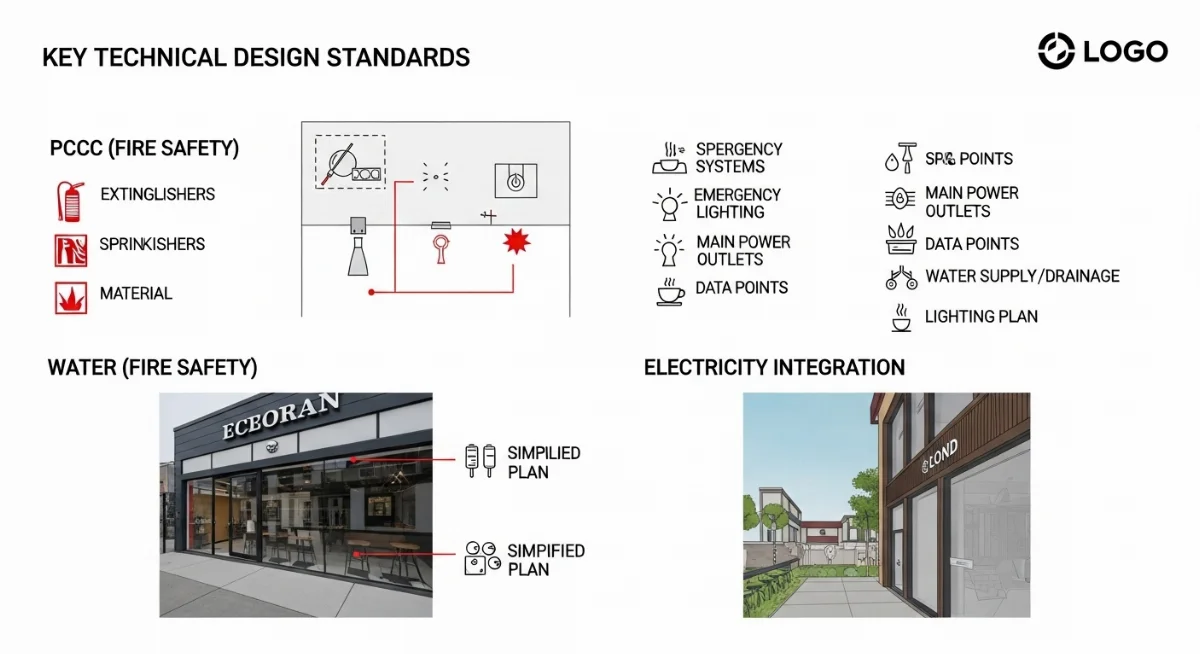 Thiết kế hệ thống cấp thoát nước hiệu quả cho khu vực bếp và vệ sinh quán cà phê, đảm bảo vệ sinh