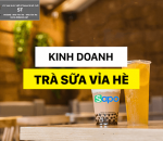 6 kinh nghiệm thiết kế quán trà sữa vỉa hè để đạt doanh thu 50 triệu/tháng