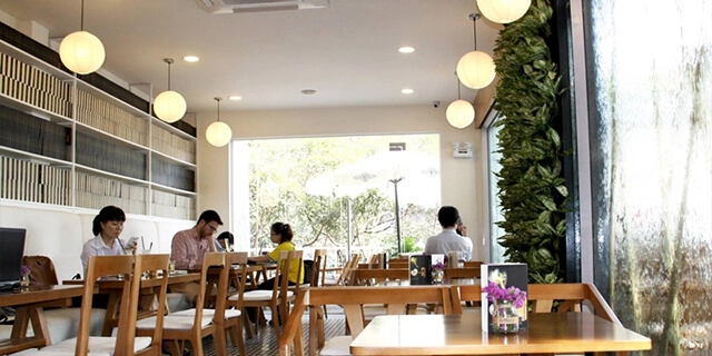 phong thủy quán cafe