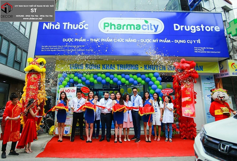 Thiết kế nhà thuốc pharmacity 