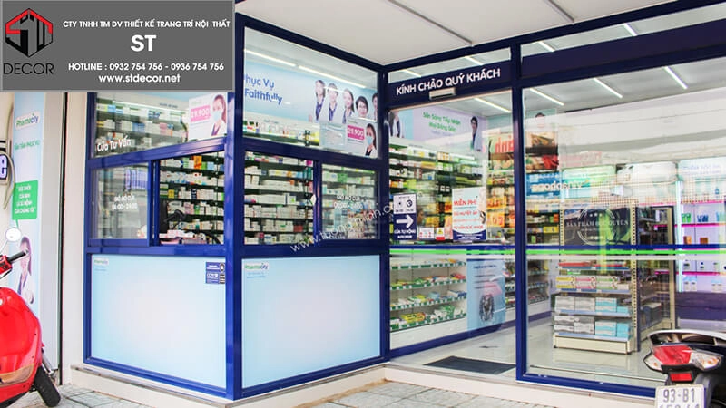 Thiết kế nhà thuốc pharmacity 