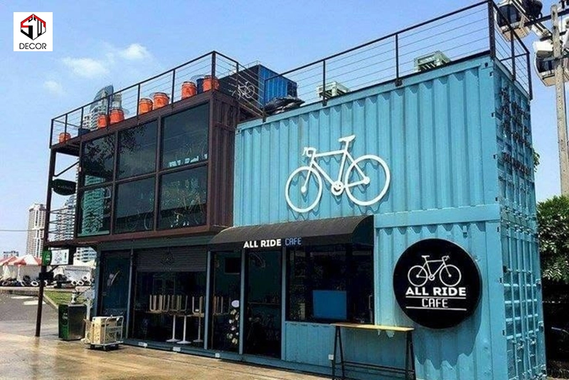 Thiết kế quán cà phê container