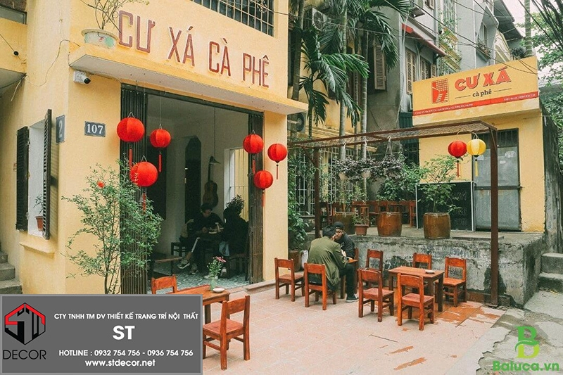 Thiết kế quán cafe cóc