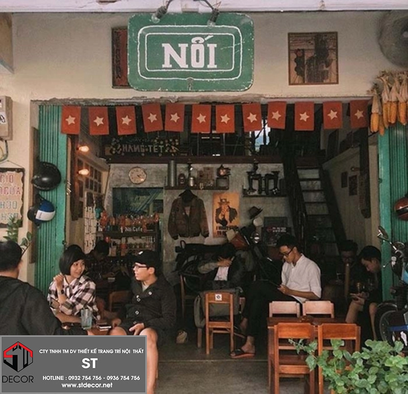 Thiết kế quán cafe cóc