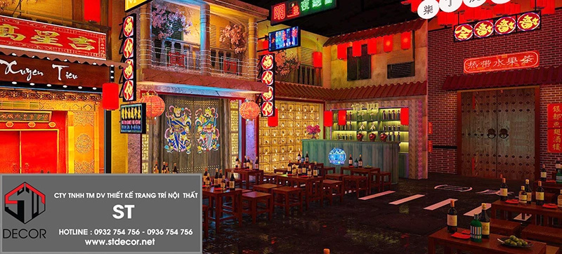 Thiết kế quán cafe phong cách HongKong