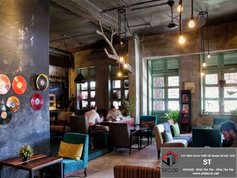 thiết kế quầy bar quán cafe