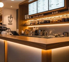 Quầy Bar Trà Sữa 1.8m 2026: Bản Vẽ Chi Tiết + Video Lắp Đặt