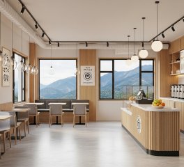 Case Study Quán Trà Sữa Anh Hưng Tây Ninh: 40m2 View Núi, 12 Ngày Hoàn Thiện