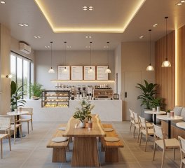 Thiết Kế Quán Trà Sữa Bình Dương: Giải Pháp Vật Liệu Chống Ẩm Toàn Phần