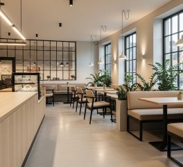 Màu Sắc & Vật Liệu Trong Thiết Kế Quán Cà Phê 2026: Xu Hướng & Bảng Giá