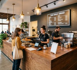 Bảng Giá Quầy Order + Menu Board Quán Cà Phê 2026