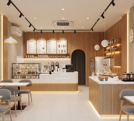 Gỗ Công Nghiệp Chống Ẩm Cho Quán Trà Sữa: Giải Pháp Tối Ưu Tại Bình Dương