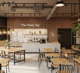 Thiết Kế Quán Trà Sữa Theo Diện Tích 2026: 20m² → 100m² (Bản Vẽ Chi Tiết)